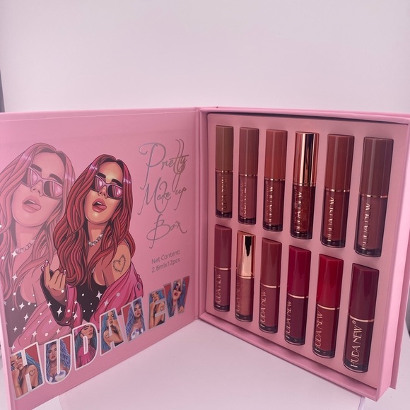 Karol G Bichota Huda New 12 Piece Mini Matte Liquid Lipstick set in Box - Picture 7 of 8